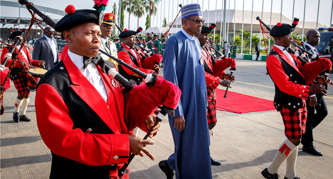 President Buhari Returns To Nigeria After Paris Summit