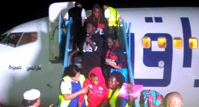 PHOTOS: 167 Stranded Nigerians Return From Libya