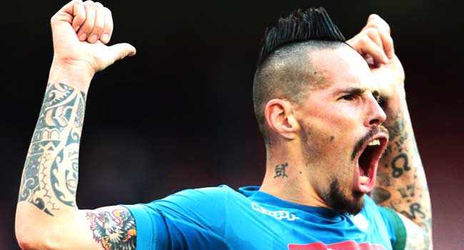 Hamsik Breaks Maradona's Record, Helps Napoli Retain Lead