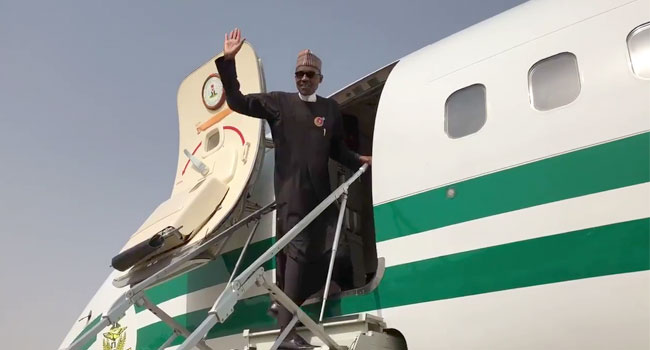 Buhari Departs Kano For ‘One Planet Summit’ In Paris