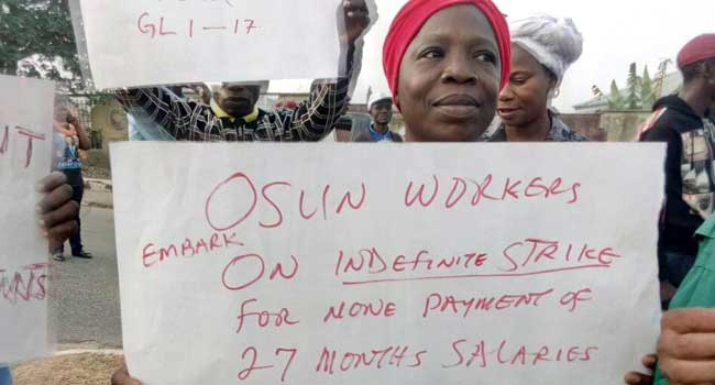 Osun Govt Admits Paying Modulated Salaries For 14 Months