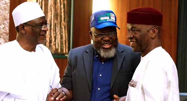 Minister Wears Buhari’s Campaign Cap At FEC Meeting