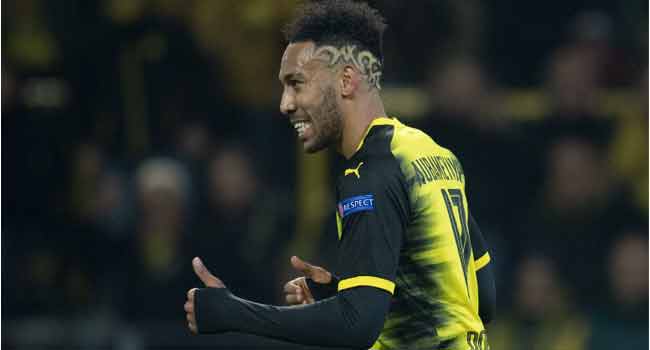 Aubameyang Joins Arsenal For Record Fee