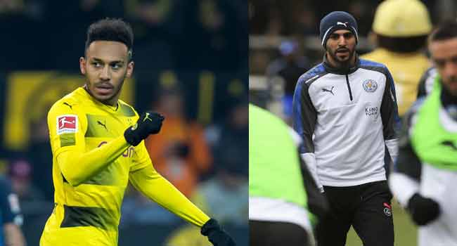 Arsenal Snap Up Aubameyang, Mahrez In City’s Sights