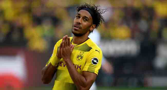 Dortmund Deny Contact With Arsenal For Aubameyang