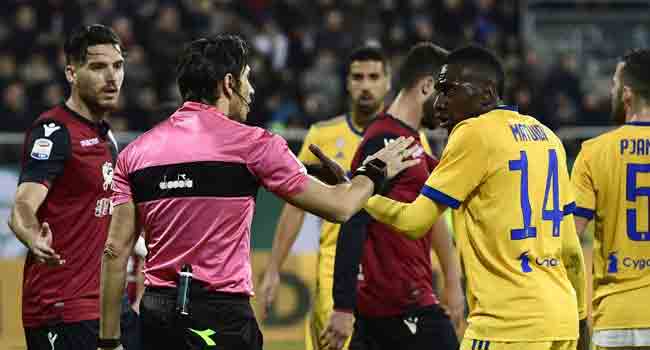 Cagliari Apologise To Matuidi For Fan Racism