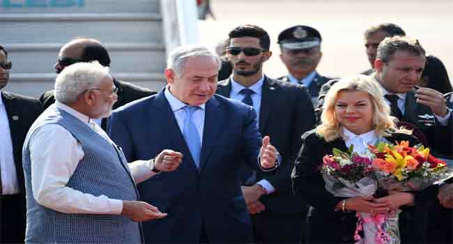 Netanyahu In India For First Visit By Israeli PM In 15 Years