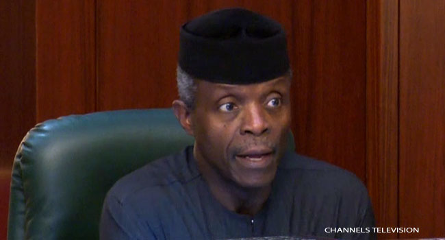 Investing In People Is A key Part Of Our Plan, Says Osinbajo