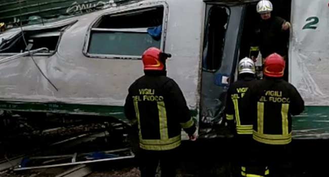 Two Dead, Dozens Injured As Train Derails Near Milan