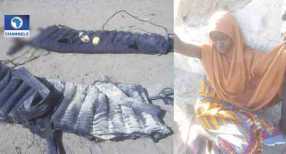 PHOTOS: Female Suicide Bomb Attackers Neutralised In Borno
