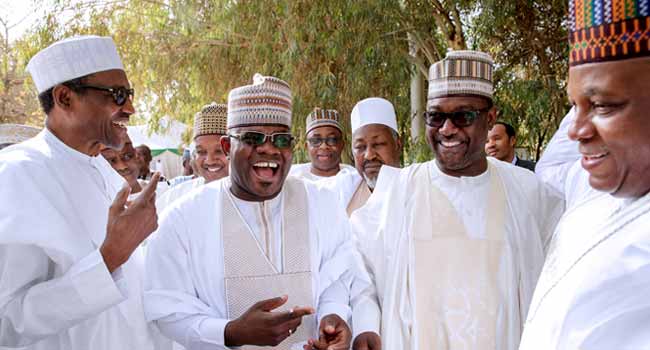 APC Governors’ Visit To Buhari In Pictures