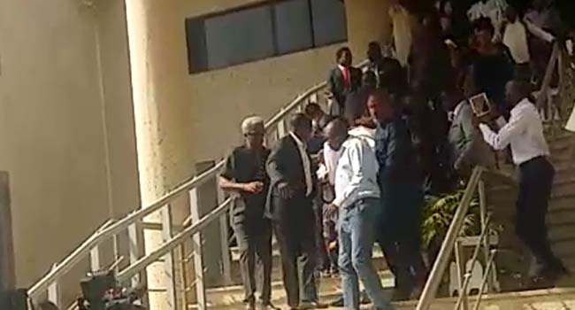 Metuh Brought To Court On A Stretcher