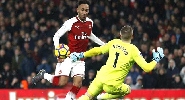 Aubameyang Opens Arsenal Goalscoring Account On Debut