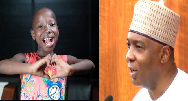 Your Story Is An Inspiration, Saraki Tells Child Comedienne Emmanuella