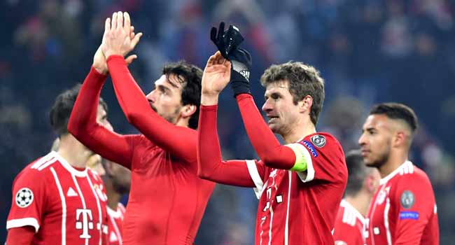 Mueller Starts Treble Talk As Bayern Rout Besiktas