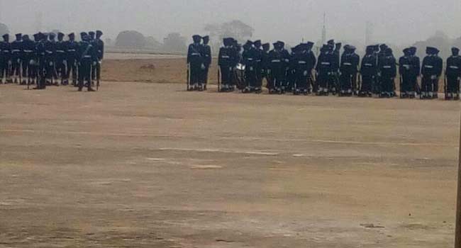 Guard Of Honour Mounted As Buhari Visits Kaduna