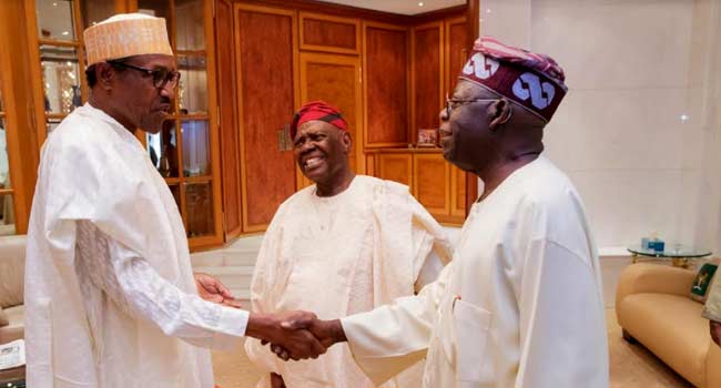 Buhari Meets With Tinubu, Akande