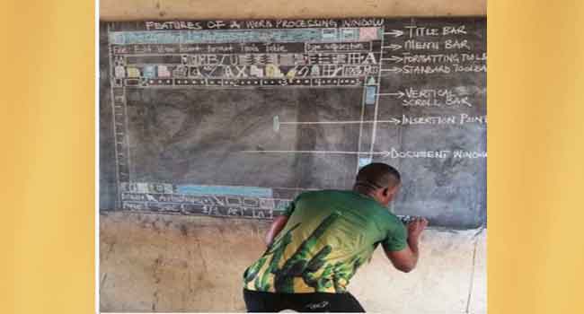 Ghanaian Chalkboard Computer Teacher Gets Microsoft-Sponsored Invitation