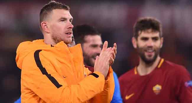 Dzeko Strikes To Take Roma Into Champions League Last Eight