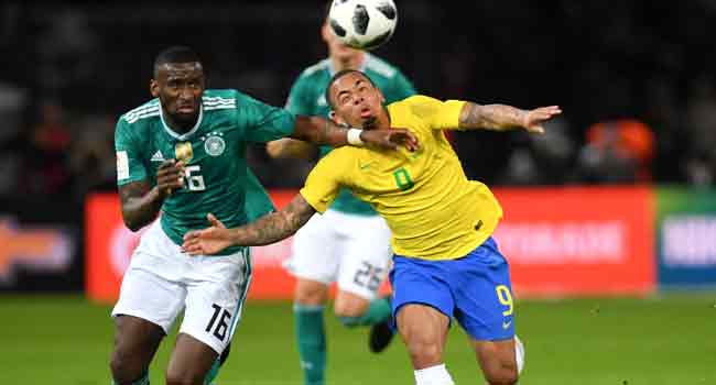 Jesus Winner Edges Brazil Past Germany