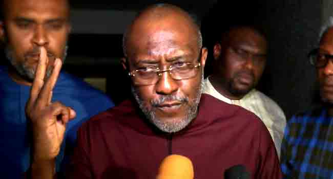 Olisa Metuh2 Judge Insists Metuh's Trial Will Continue In His Absence, Criticises Counsel • Channels Television