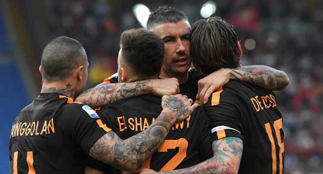 Ten-Man Roma Warm-Up For Liverpool With 4-1 Win Over Chievo