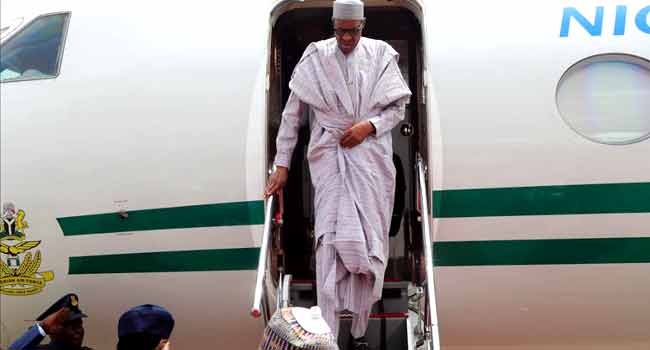 Buhari Returns To Abuja After Daura Visit