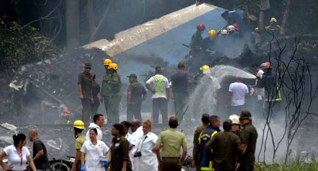 Many Feared Killed As Cuba Airliner Crashes On Takeoff