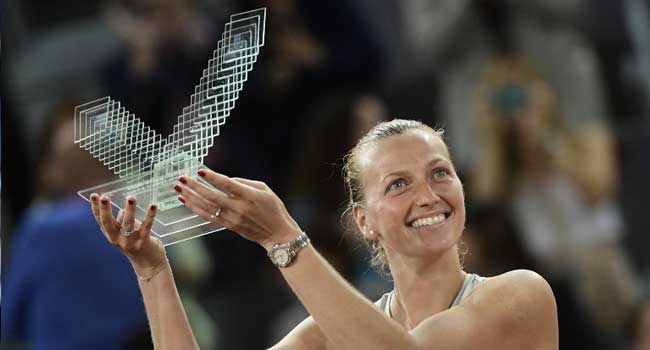 Kvitova Wins Third Madrid Open Title