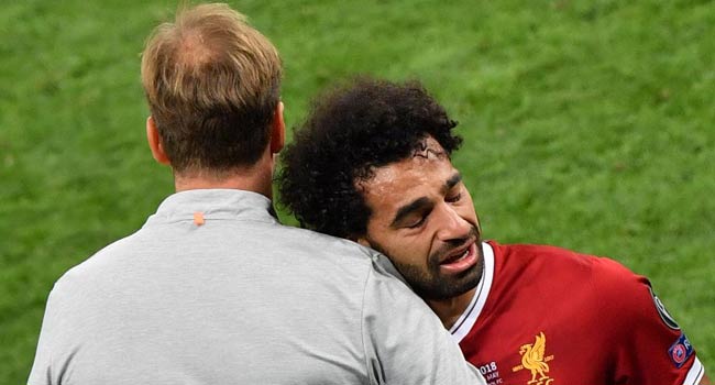 Salah Injured In Champions League Final Salah Injured, Forced Off In Tears • Channels Television