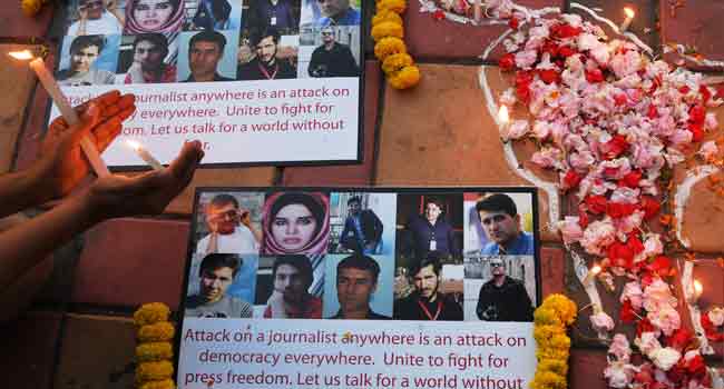 Slain Journalists in Afganistan Slain Afghan Journalists Remembered On World Press Freedom Day • Channels Television