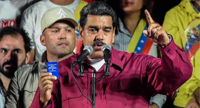 Venezuela’s President, Maduro Declared Winner Of Disputed Polls