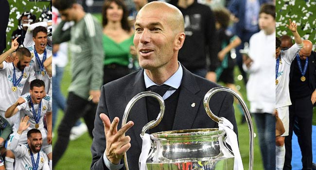 Zidane Zidane Reacts To Real's 'Crazy' Third Straight Champions League Title • Channels Television