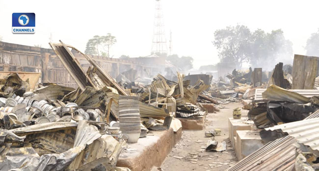 PHOTOS: Hundreds Of Shops Razed As Fire Guts Bauchi Market