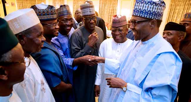 President Buhari Hosts APC Governors