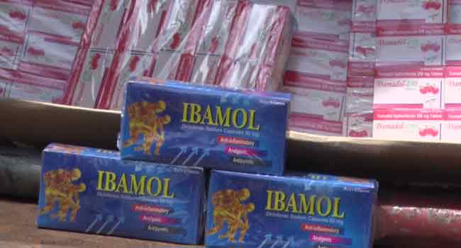 Customs Contrabands9 Customs Seize Trailer Load Of Tramadol, Goods Worth N900m • Channels Television