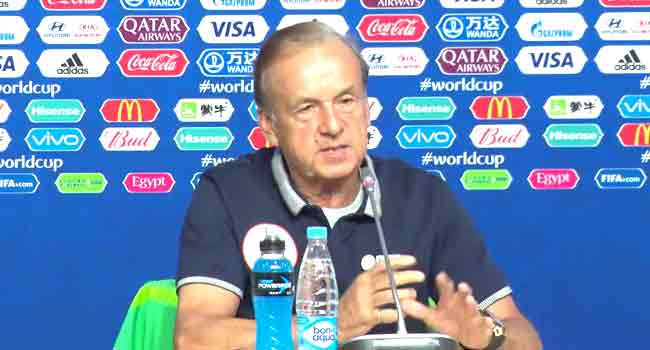 Gernot Rohr 2 Super Eagles Confident Of Getting The Job Done Against Argentina • Channels Television