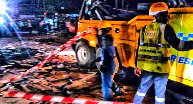 Officials Clear Ojuelegba Bridge After Truck Accident