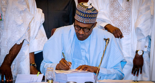 Buhari’s Speech At Signing Of 2018 Budget [Full Text]