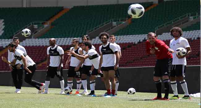 Mohamed Salah Shrugs Off Injury To Join Egypt Training