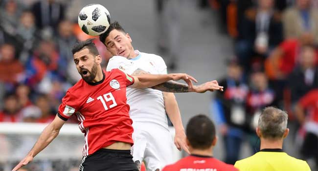 World Cup: Uruguay Strike Late To Beat Egypt