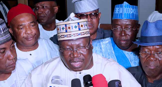 Defected APC Lawmakers Willing To Return, Lawan Says After Meeting Buhari