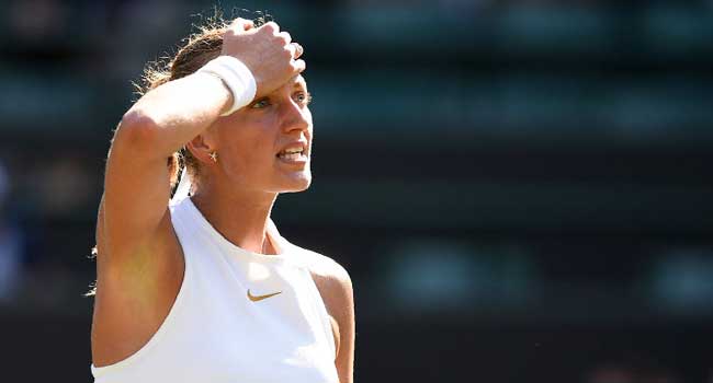 ‘I Wanted It Too Much’ Wimbledon Favourite Kvitova Crashes Out