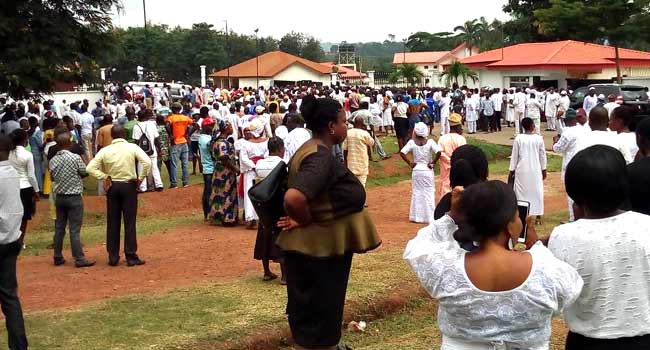 BREAKING! Ekiti Election: Security Operatives Disperse PDP Supporters From Rally Venue