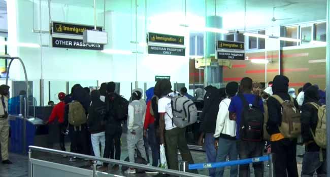 FG Launches Trafficking Probe As Nigerians Stranded In Russia Return