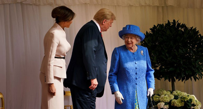 Trump's Meeting With Queen Elizabeth II Annoys Many Britons