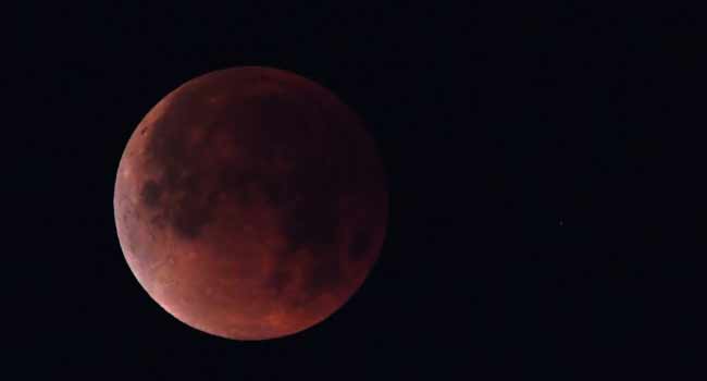 blood moon Red Planet And 'Blood Moon' Pair Up To Dazzle Skygazers • Channels Television