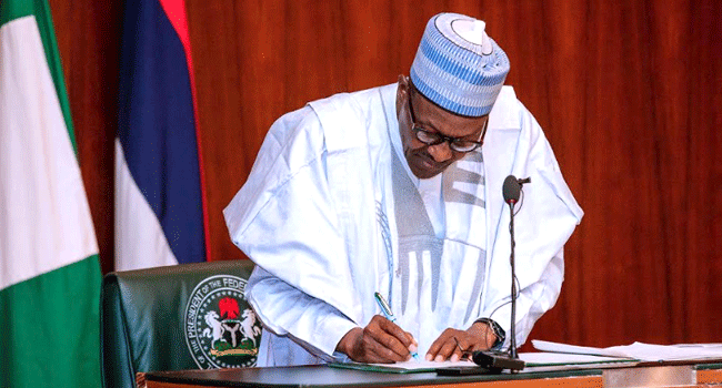 Atiku, Ezekwesili Absent As Buhari And Other Candidates Sign Peace Accord