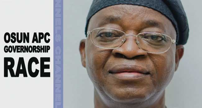 osun governorship election Adegboyega Oyetola Emerges As Osun APC Governorship Candidate • Channels Television