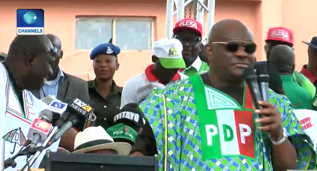 Atiku, Wike, Storm PDP Governorship Rally In Ekiti